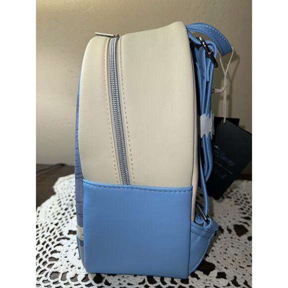 Loungefly Disney Lady And The Tramp Spaghetti Scene Mini Backpack Card Holder - Picture 3 of 8